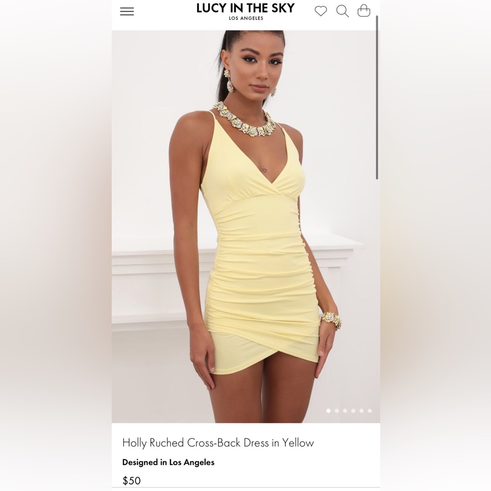 Yellow Bodycon Dress